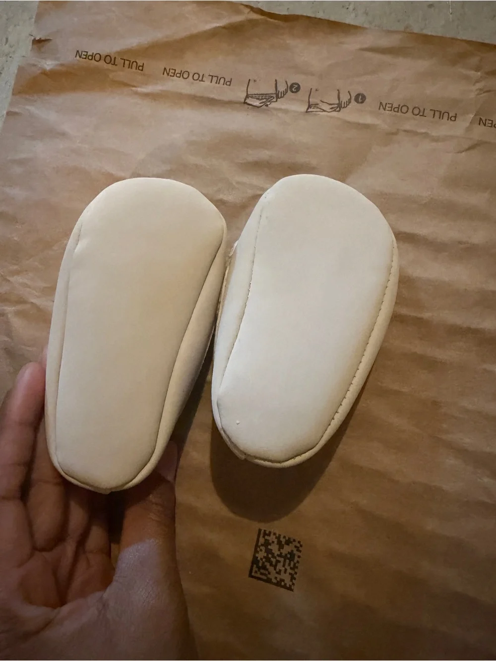Carter's White Toddlers' Slip-On Dress Shoes with Light Blue Lining